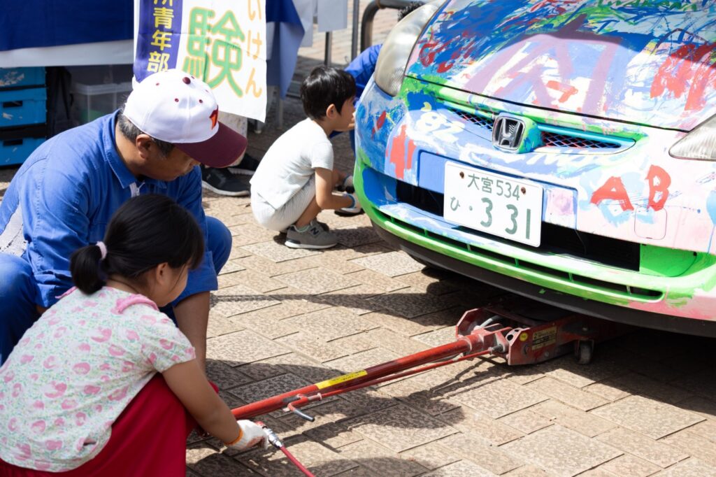 車の整備士体験